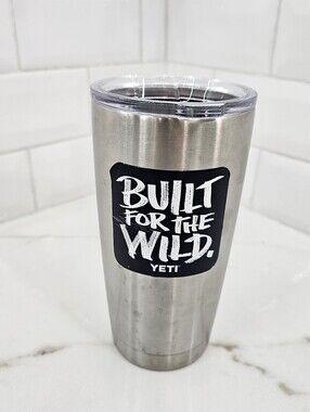 Yeti Rambler Insulated Stainless Steel Tumbler w Lid 20 oz Built For The Wild